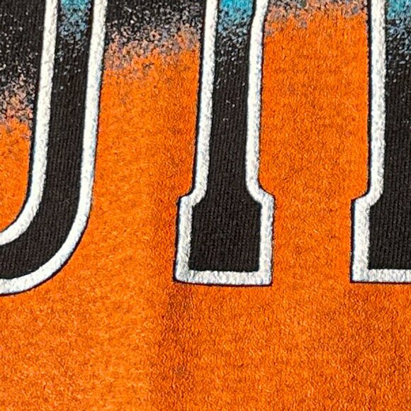 VTG World Of Outlaws Life In The‎ Fast Lane Single Stitch 1991/1992 T Shirt Sz L - Picture 4 of 15